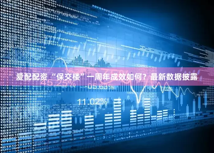 爱配配资 “保交楼”一周年成效如何？最新数据披露