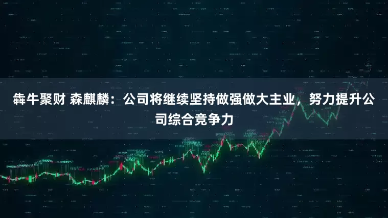 犇牛聚财 森麒麟：公司将继续坚持做强做大主业，努力提升公司综合竞争力
